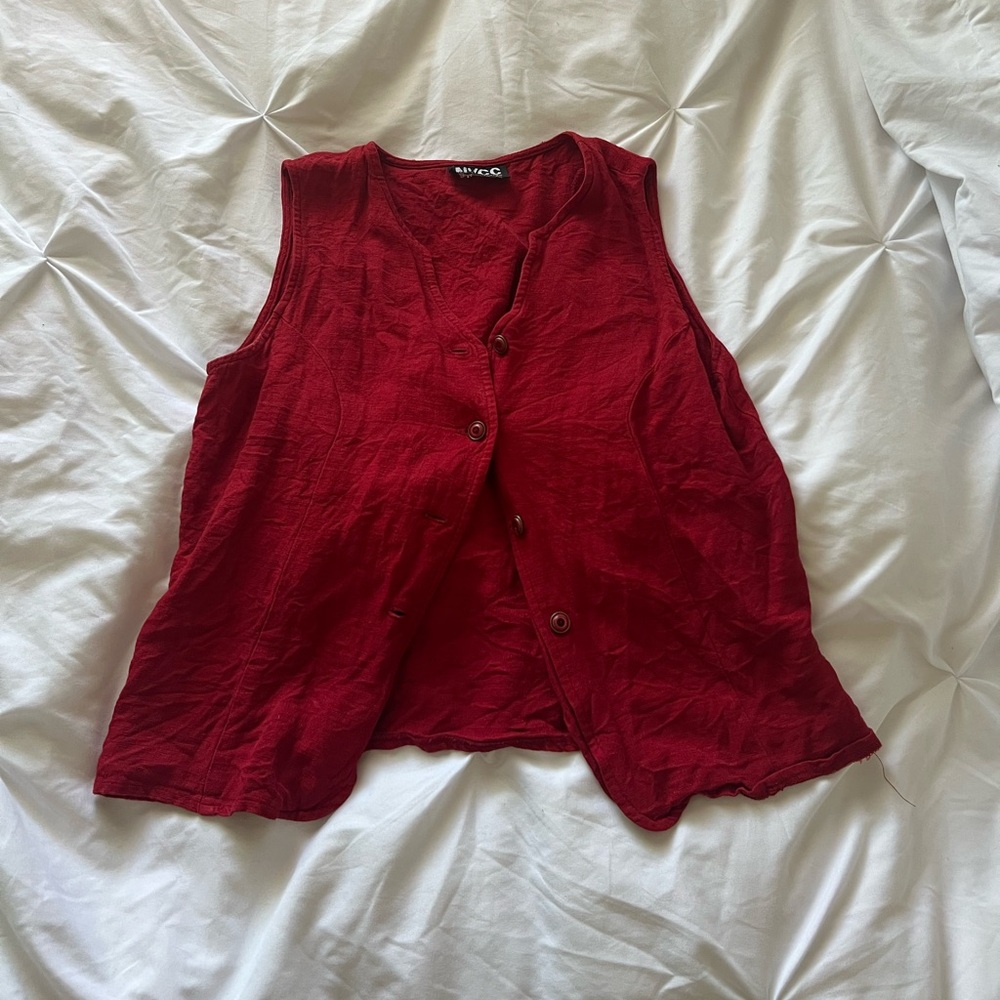 Red vest shirt (P)